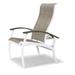 Red Barrel Studio® Hinch Patio Dining Chair Sling in White | 39 H x 28.5 W x 30 D in | Wayfair 8FDA9B7E91CE476C9CFB820D1CC7C194