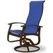 Red Barrel Studio® Hinch Outdoor Rocking Chair in Black | 39 H x 27.5 W x 28.5 D in | Wayfair EBA17FA2018A4EC8BF200B411BD547E8