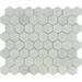 Tile & Mosaic Depot 3" x 3" Marble Honeycomb Mosaic Wall & Floor Tile Natural Stone/Marble in Gray | 3 H x 3 W x 0.38 D in | Wayfair WCM3X3HH0190