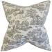 Birch Lane™ Sylvan Toile Throw Pillow Cover Polyester in Gray | 18 H x 18 W in | Wayfair C9EB995BC2494985BDA3C21050C1D3C3