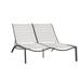 Tropitone South Beach EZ Span™ Double Chaise Lounge Metal in Green | 43 H x 53.5 W x 83.5 D in | Outdoor Furniture | Wayfair 230575WV_WLD_SNO