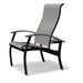 Red Barrel Studio® Hinch Patio Dining Chair Sling in Black | 39 H x 28.5 W x 30 D in | Wayfair BBB063D030B344DDACE2A6DCB7C4484E