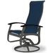 Red Barrel Studio® Hinch Outdoor Rocking Chair in Gray/Black | 39 H x 27.5 W x 28.5 D in | Wayfair 6F0E0A1B2D0D4D33BE2B7544A6C4AAC4