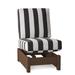 Winston Porter Cherin Patio Chair w/ Cushions Plastic in Brown/Gray | 38.5 H x 23.5 W x 34.5 D in | Wayfair 6D15BBA444C14EA8B4294C95EBB02FEC