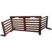 Tucker Murphy Pet™ Dontae Free Standing Pet Gate Wood (a more stylish option) in Brown | 29 H x 40 W x 12 D in | Wayfair