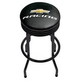 Trademark Global Chevy Racing Swivel 28.5" Bar Stool Plastic/Acrylic/Metal in Black | 29 H x 20.75 W x 20.75 D in | Wayfair GM1006-CR