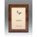 Tizo Crosshatch Inlaid Italian Wood Picture Frame Wood in Brown | 6 H x 4 W x 0.75 D in | Wayfair ANTBRN2-46