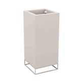 Vondom Vela Resin Pot Planter Resin/Plastic in Brown | 35.5 H x 15.75 W x 15.75 D in | Wayfair 54049R-TAUPE