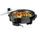 OVENTE 12" Electric Skillet & Frying Pan Aluminum | 13.4 H x 6.3 D in | Wayfair SK11112B