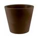 Vondom Cono - Resin High Cone Pot Planter - Lacquered - Self-Watering Resin/Plastic in Brown | 10.25 H x 11.75 W x 11.75 D in | Wayfair