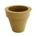 Vondom Maceta - Resin Pot Planter - Lacquered - Self- Watering Plastic in Brown | 11.75 H x 13.75 W x 13.75 D in | Wayfair 40135F-CHAMPAGNE