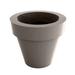 Vondom Maceta - Resin Pot Planter - Lacquered - Self- Watering Plastic in Brown | 11.75 H x 13.75 W x 13.75 D in | Wayfair 40135F-TAUPE