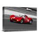 Global Gallery Historical Race-cars Photographic Print on Wrapped Canvas in Red Canvas in Gray | 12 H x 16 W x 1.5 D in | Wayfair