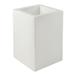 Vondom Cubo Resin Pot Planter Resin/Plastic in White | 39.25 H x 19.75 W x 19.75 D in | Wayfair 41451-ICE