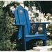 Uwharrie Chair Original Adirondack Chair, Wood in Blue | 31.5 H x 22 W x 26 D in | Wayfair 1061-P31