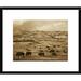 Global Gallery American Bison Herd Grazing on Prairie, Theodore Roosevelt Np | 18 H x 1.5 D in | Wayfair DPF-453690-1216-266