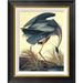 Global Gallery Great Blue Heron by James Audubon - Picture Frame Print on Canvas Canvas, Cotton in Black | 22 H x 18 W x 1.5 D in | Wayfair