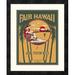 Global Gallery 'Fair Hawaii' by Morgan Framed Vintage Advertisement Paper in Green/Red | 24 H x 18 W x 1.5 D in | Wayfair DPF-342192-1218-119