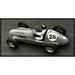 Global Gallery 'Historical Race Car at Grand Prix de Monaco' by Peter Seyfferth Framed Photographic Print on Canvas in Black & White Canvas | Wayfair