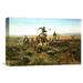 Global Gallery 'A Bad One' by Charles M. Russell Painting Print on Wrapped Canvas Canvas | 12 H x 18 W x 1.5 D in | Wayfair GCS-133319-1218-142