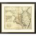 Global Gallery 'States of Maryland & Delaware, 1796' by John Reid Framed Graphic Art Paper | 23 H x 26 W x 1.5 D in | Wayfair DPF-295225-16-296