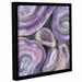 Wrought Studio™ 'Water Lilies Bright' Framed Print on Canvas in Black/Gray/Indigo | 12 H x 8 W x 2 D in | Wayfair VRKG1622 38025794