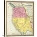 Global Gallery 'Oregon, Upper California, 1847' Graphic Art Print on Wrapped Canvas in Pink/Yellow | 16 H x 13 W in | Wayfair GCS-295636-16-146