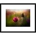 Global Gallery 'A Pink Childhood Memory' by Shenshen Dou Framed Photographic Print Glass/Paper in Green/Pink | 17.7 H x 22 W x 1.5 D in | Wayfair