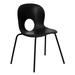 Inbox Zero 770 lb. Capacity Designer Stack Chair Plastic/Acrylic in Black | 30 H in | Wayfair 2F0241B9AE3F4DFE82113688D84C9D5E