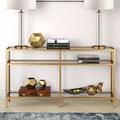 Mercer41 Amarise Console Table in Black | 29.5 H x 22 W x 8 D in | Wayfair 2E3F687575674CF4BE7A5856C8417E21