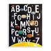 Harriet Bee Feeney Alphabet Milky Way Planets Decorative Plaque Framed Art Wood in Black/Brown/White | 15 H x 10 W x 0.5 D in | Wayfair