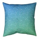 Latitude Run® Avicia RPG Indoor/Outdoor Throw Pillow Polyester/Polyfill blend in Green/Blue | 20 H x 20 W x 3 D in | Wayfair
