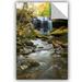 East Urban Home Centerville Mill Falls Autumn Vertical Removable Wall Decal Vinyl in Brown/Green | 12 H x 8 W in | Wayfair 0yor144a0812p