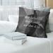 East Urban Home Faux Gemstone Women Empowerment Quote Pillow Cover (No Fill) - Faux Leather/Suede in Black | 26 H x 26 W x 0.5 D in | Wayfair