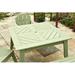 Latitude Run® Boganville Wood Dining Table Wood in Blue | 29.5 H x 48 W x 43 D in | Outdoor Dining | Wayfair 9CD146F54D484E7082948E10B6FFB2D0