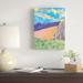 East Urban Home Prayer Flags V by Carolyn Roth - Painting Print on Canvas in Blue/Green | 19 H x 14 W x 2 D in | Wayfair