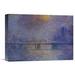 Vault W Artwork Charing Cross Bridge, the Thames by Claude Monet - Print on Canvas in Blue/Indigo/Yellow | 11.55 H x 16 W x 1.5 D in | Wayfair