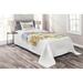 East Urban Home Landscape Pearl Microfiber Coverlet/Bedspread Set Microfiber in White | Twin Bedspread + 1 Sham | Wayfair