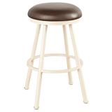 Red Barrel Studio® Hoye Swivel Bar & Counter Stool Plastic in Red/White | 34 H x 18.5 W x 17 D in | Wayfair 2E941FF5F33F445E8E63D8BF630E727A