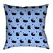 Latitude Run® Avicia Indoor/Outdoor Throw Pillow Linen in Blue | 20 H x 20 W x 3 D in | Wayfair 4AD7CB364D9A4D29B0CC5392E43E40B3