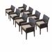 Lark Manor™ Anastase Patio Dining Chair w/ Cushion in Brown | 35 H x 23 W x 21 D in | Wayfair 74E16636E4614460A7B1947CF7730AF5