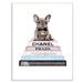 Viv + Rae™ Boden Bookstack w/ Gray Frenchie Puppy' Print Wood in Brown | 15 H x 10 W x 0.5 D in | Wayfair DDBBB3F7F476452ABCD6479645BACBAC