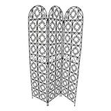 Dakota Fields Arias 49.5" W 3 - Panel Metal Folding Room Divider Metal in White | 58 H x 49.5 W x 1 D in | Wayfair 5D831E00DA4B4B11B75C03EB1F701293