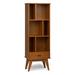 Wade Logan® Kenesaw 64" H x 22" W Standard Bookcase Wood in Brown | 64 H x 22 W x 14 D in | Wayfair 3AXCDRP-12-TK