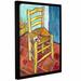 Vault W Artwork Vincent's Chair by Vincent Van Gogh - Print on Canvas in Blue/Brown/Yellow | 8 H x 10 W x 2 D in | Wayfair 0van027a0810f