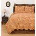 Lark Manor™ Aneia Alayla Reversible Quilt Set Polyester/Polyfill/Cotton in Orange | Full/Queen Quilt + 2 Shams | Wayfair