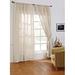 One Allium Way® Damron Linen Solid Semi-Sheer Single Curtain Panel Linen in White | 96 H in | Wayfair 91B39F6D48524EBE9A9C2AAA8AA816BF
