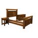 Millwood Pines Bechtold Peg Standard Solid Wood 3 Piece Bedroom Set Wood in Brown/Green | Queen | Wayfair D666806B0B7B4F81A8B81DE8A5C15181