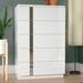 Wade Logan® Augie 5-Drawer 30" W Chest Wood in White | 46 H x 30 W x 19.5 D in | Wayfair 426B7EE8FEDE47038849CE0B1A9AE301