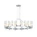 Allegri by Kalco Lighting Lorne 16 Light Casual Luxury Contemporary Chandelier by Kalco Metal in Gray | Wayfair 509672CH